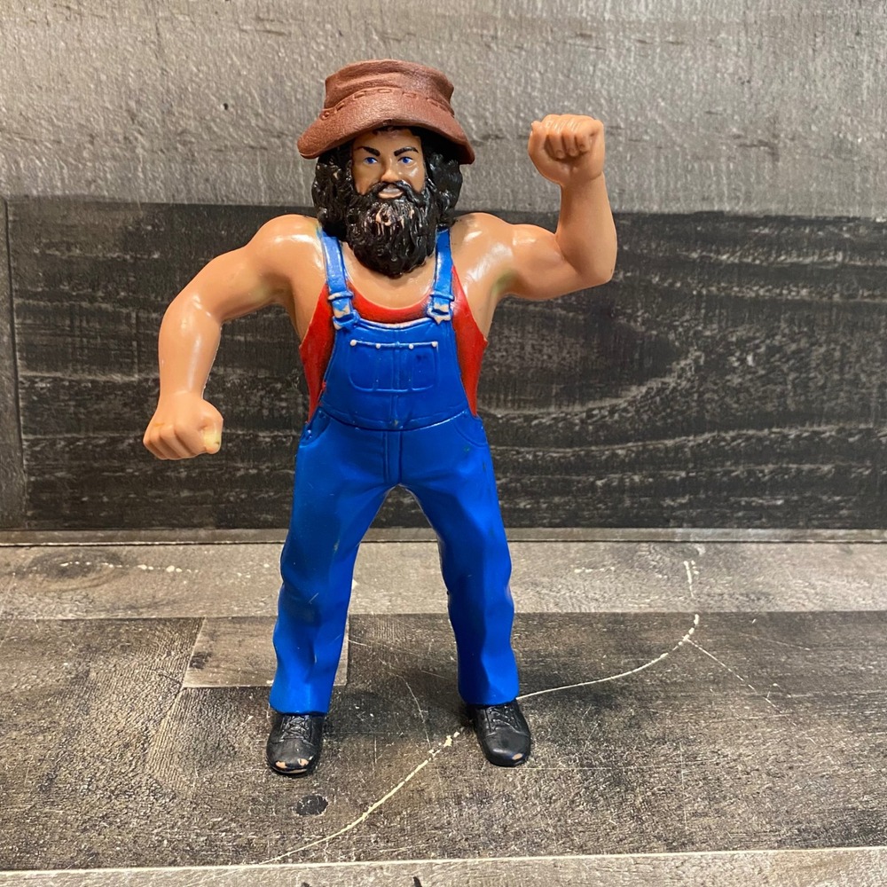 Vintage 1984 LJN WWF Hillbilly Jim Wrestling Superstars Figure Series 1